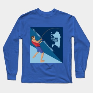 Fishing and Yawning Long Sleeve T-Shirt